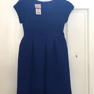 NWOT iris & ivy, Girls blue dress w/ pleats